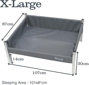 Picture of Henry Wag Elevated Dog Bed Ash Grey XL x 1