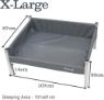 Picture of Henry Wag Elevated Dog Bed Ash Grey XL x 1