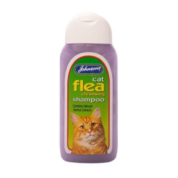 Picture of Johnson's Cat Flea Cleansing Shampoo 200ml x 6
