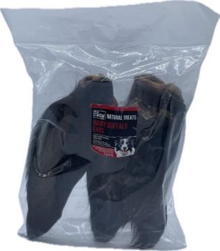 Picture of K9 Chew Co. Buffalo Ears Large with Hair 3pk