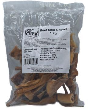 Picture of K9 Chew Co. Buffalo Headskin Chew 1kg