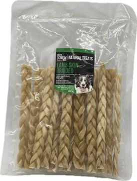 Picture of K9 Chew Co. Lamb Skin Braided 250g x 1