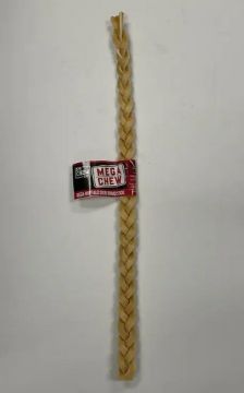 Picture of K9 Chew Co. Mega Buffalo Skin Braid Stick x 20