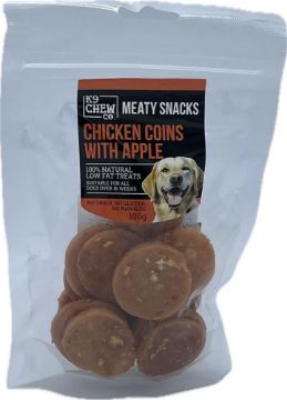 Picture of K9 MS Chicken Coins with Apple 100g x 1