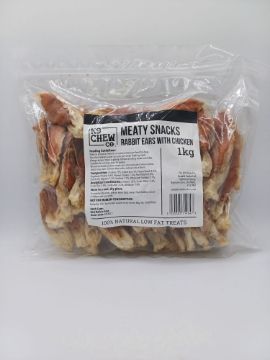 Picture of K9 MS Rabbit Ears with Chicken 1kg BULK x 1