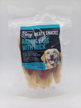 Picture of K9 MS Rabbit Ears with Duck 100g x 1