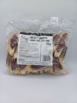 Picture of K9 MS Rabbit Ears with Lamb 1kg BULK x 1