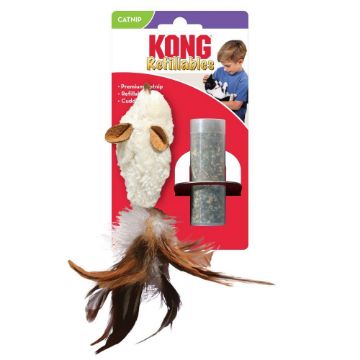 Picture of KONG Cat Toy Refillable Catnip Feather Mouse x 1
