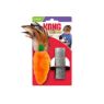 Picture of KONG Cat Toy Refillable Catnip Feather Top Carrot x 1