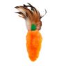 Picture of KONG Cat Toy Refillable Catnip Feather Top Carrot x 1