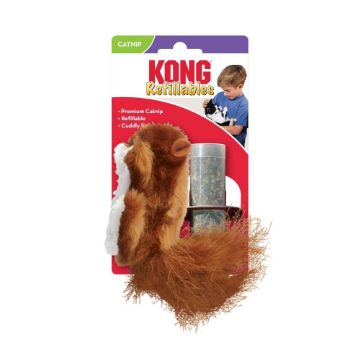 Picture of KONG Cat Toy Refillable Catnip Squirrel x 1
