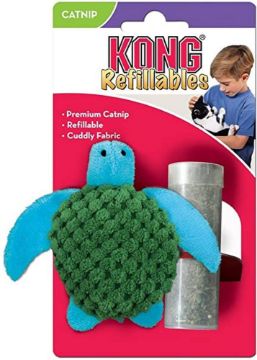 Picture of KONG Cat Toy Refillable Catnip Turtle x 1