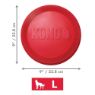 Picture of KONG Rubber Flyer Red Large x 1