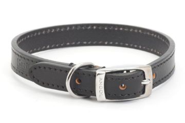 Picture of Ancol Heritage Leather Collar Black 16" x 1