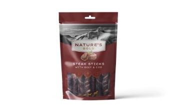 Picture of Nature's Gold Beef Steak Sticks 100g x 9