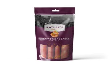Picture of Nature's Gold Chewy Sticks Large with Duck 100g x 8