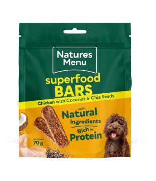 Picture of Natures Menu Superfood Bars Chicken 100g x 9