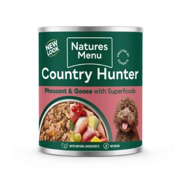 Picture of Natures Menu Country Hunter Dog Can Pheasant & Goose 600g x 6
