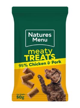 Picture of Natures Menu Dog Mini Treat Chicken & Pork 50g x 12