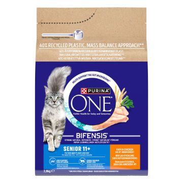 Picture of Purina One Cat Senior 11+ Chicken & Whole Grains 2.8kg x 1