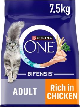 Picture of Purina One Adult Cat Chicken & Whole Grains 7.5kg x 1
