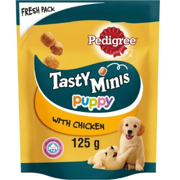 Picture of Pedigree Tasty Minis Puppy Chewy Cubes with Chicken 125g x 8