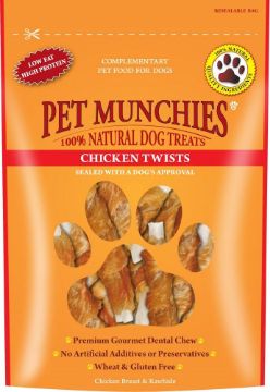 Picture of Pet Munchies Dog Treats Chicken Twists 80g x 8