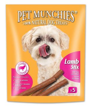 Picture of Pet Munchies Dog Stix Lamb 50g x 5 x 10