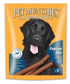 Picture of Pet Munchies Dog Stix Venison 50g x 5 x 10