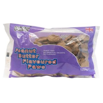 Picture of Pointer Wheat Free Peanut Butter Paws 1.25kg x 4
