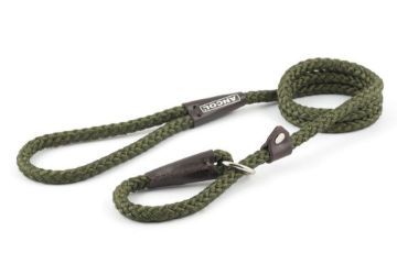 Picture of Ancol Heritage Rope Slip Lead 30kg 1.2m x 1.0cm Green x 1 