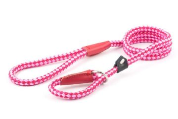 Picture of Ancol Viva Nylon Rope Slip Lead 30kg 120 x 1.0cm Pink x 1