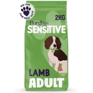 Picture of Burgess Sensitive Adult Dog Lamb 2kg
