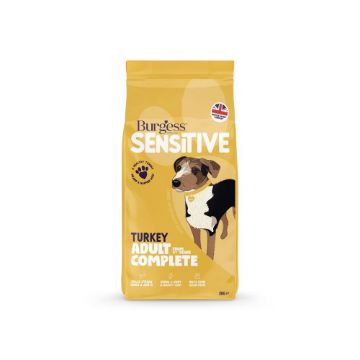 Picture of Burgess Sensitive Adult Dog Turkey 2kg 