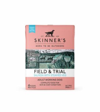 Picture of Skinner's Field & Trial Tetra Pack Adult Salmon & Steamed Veg 390g x 12