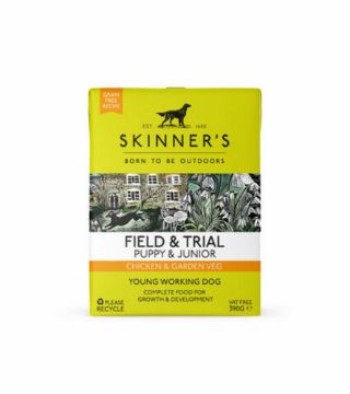 Picture of Skinner's Field & Trial Tetra Pack Puppy Chicken & Garden Veg 390g x 18