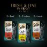 Picture of Sheba Pouch Fresh & Fine Meat in Gravy 50g 6pk x 8