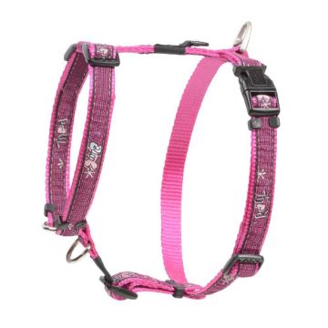 Picture of ROGZ Fancy Dress Classic Harness Pink Love Small 23-37cmx 1