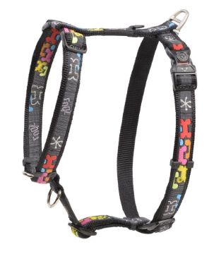 Picture of ROGZ Fancy Dress Classic Harness Multi Bone XL 60-100cm x 1