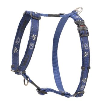 Picture of ROGZ Fancy Dress Classic Harness Navy Paw Large 45-75cm x 1