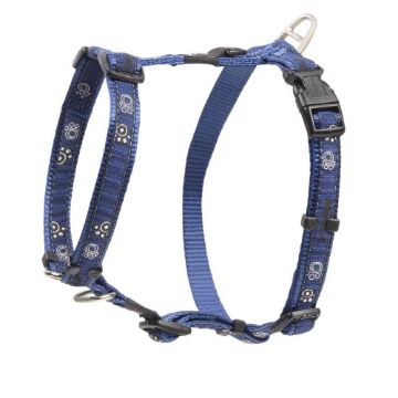Picture of ROGZ Fancy Dress Classic Harness Navy Paw Medium 32-52cm x 1