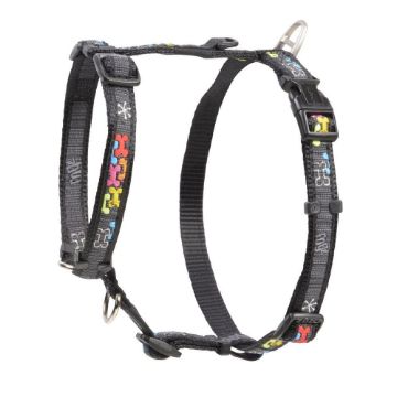 Picture of ROGZ Fancy Dress Classic Harness Multi Bone Medium 32-52cm x 1