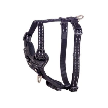 Picture of ROGZ Control Harness Black Medium 32-52cm x 1