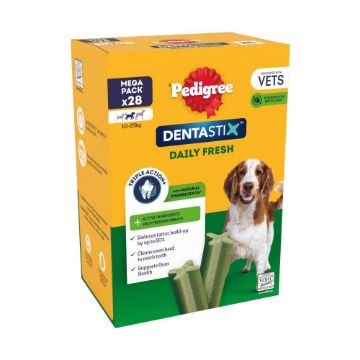 Picture of Pedigree Dentastix FRESH Medium 28 Stick x 4