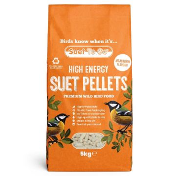 Picture of Suet to Go High Energy Suet Pellets Mealworm 5kg Bag