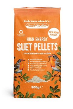 Picture of Suet to Go High Energy Suet Pellets Mealworm 500g x 6