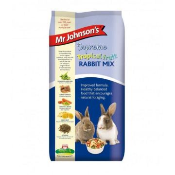 Picture of Mr Johnson's Supreme Tropical Fruit Rabbit Mix 900g x 6
