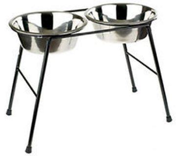 Picture of Classic High Twin Feeder Stand including 2 x 6½" bowls x 1