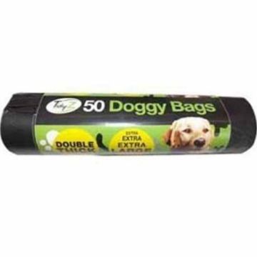 Picture of Tidy Z Doggy Poo Bags Roll of 50 XL/Extra Strong x 24
