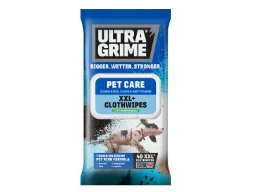 Picture of Ultra Grime XXL Pet Wipes 40pk x 1